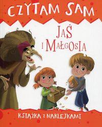 CZYTAM SAM JAŚ I MAŁGOSIA. KSIĄŻKA Z NAKLEJKAMI