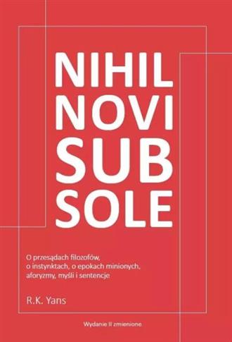 Nihil novi sub sole wyd.2
