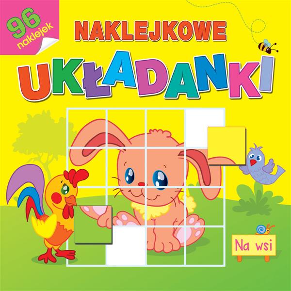 NAKLEJKOWE UKŁADANKI. NA WSI