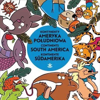 Kontynenty. Ameryka Południowa, South America, Süd