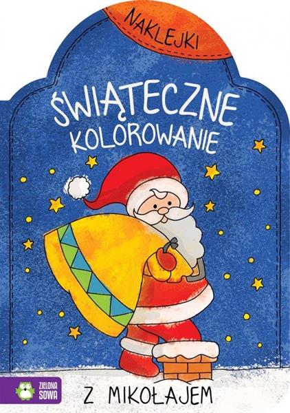ŚWIĄTECZNE KOLOROWANKI Z NAKLEJKAMI.PAKIET 2