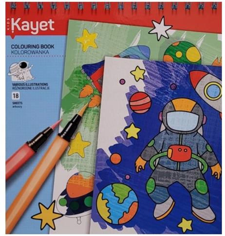 KOLOROWANKA ARTYSTYCZNA RELAKSUJĄCA 18 ILUSTRACJI