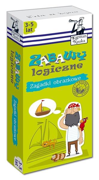 KAPITAN NAUKA. ZAGADKI OBRAZ. ZABAWY LOG. 3-5 LAT
