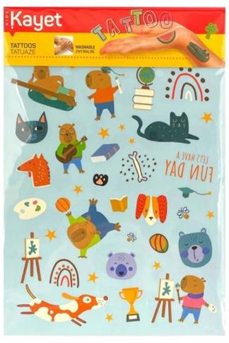 TATUAŻE DLA DZIECI 5 ARKUSZY