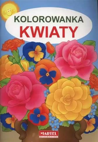 Kolorowanka. Kwiaty
