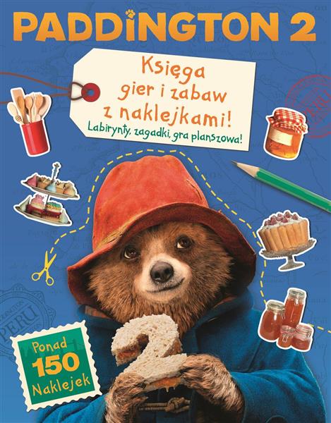 PADDINGTON 2 KSIĘGA GIER I ZABAW Z NAKL.