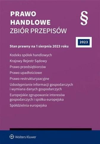 Prawo handlowe. Zbiór przepisów