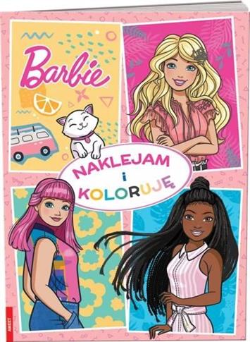 barbie naklejam i koloruje