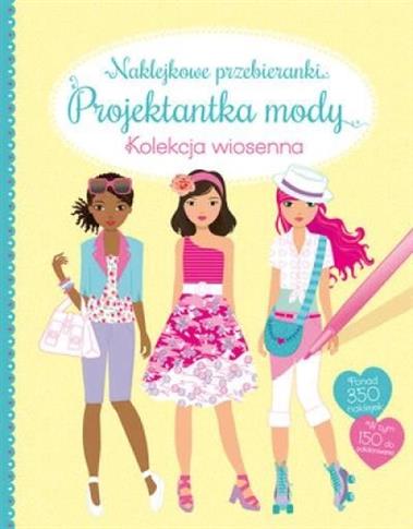 Naklejkowe przebieranki. Projektantka mody