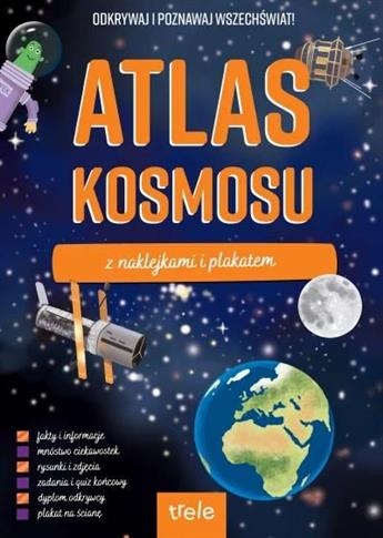 ATLAS KOSMOSU Z NAKLEJKAMI I PLAKATEM. ATLASY