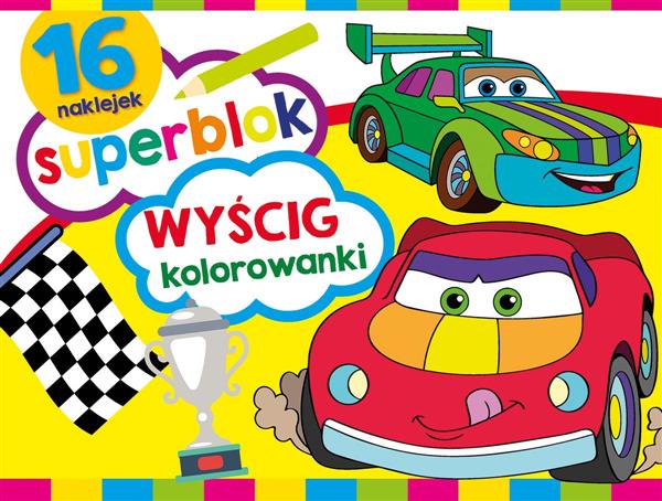 SUPERBLOK. WYŚCIG - KOLOROWANKI