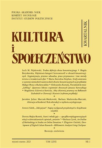 KULTURA I SPOŁECZEŃSTWO