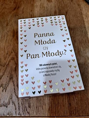 GRA TOWARZYSKA PANNA MŁODA CZY PAN MŁODY