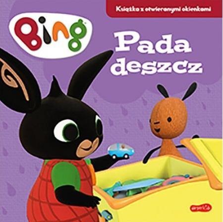 BING. PADA DESZCZ. KSIĄŻKA Z OTWIERANYMI OKIENKAMI