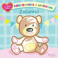 KOLOROWANKA Z BROKATEM ZABAWKI
