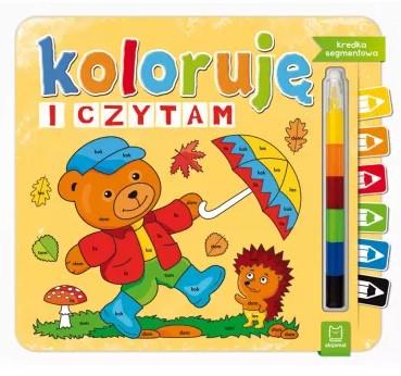 KOLORUJĘ I CZYTAM. KREDKA SEGMENTOWA