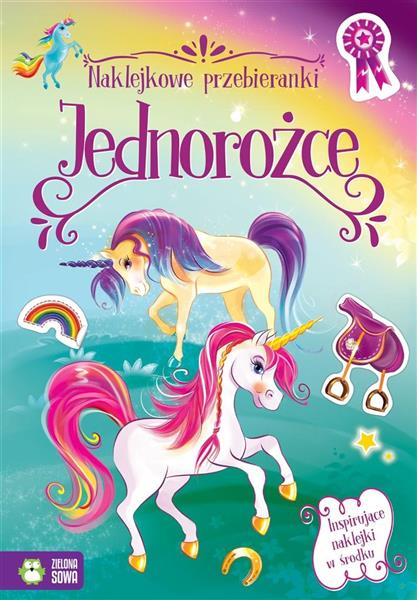NAKLEJKOWE PRZEBIERANKI. JEDNOROŻCE