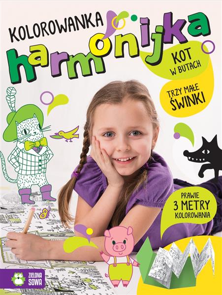 KOLOROWANKA-HARMONIJKA. TRZY MAŁE