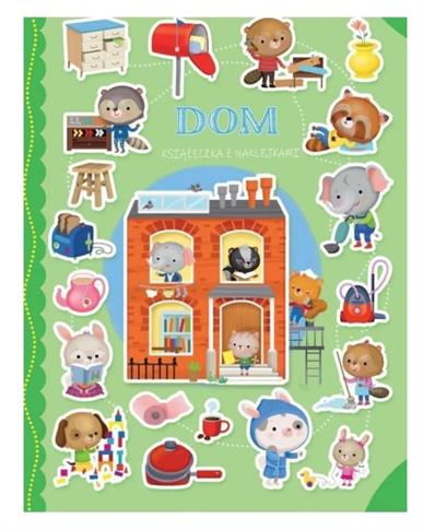 DOM. KSIĄŻECZKA Z NAKLEJKAMI