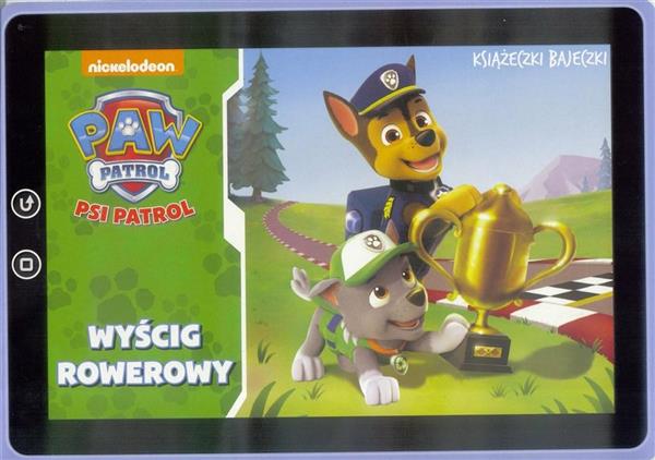 KSIĄŻECZKI BAJECZKI. PSI PATROL. WYŚCIG ROWEROWY