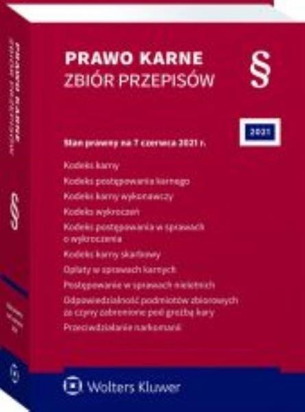 PRAWO KARNE. ZBIÓR PRZEPISÓW