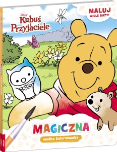 Disney Kubuś i przyjaciele. Magiczna wodna kolorowanka