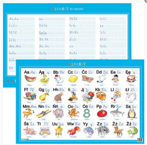 ARTGLOB PODKŁADKA NA BIURKO DWUSTRONNA + PISAK ALF