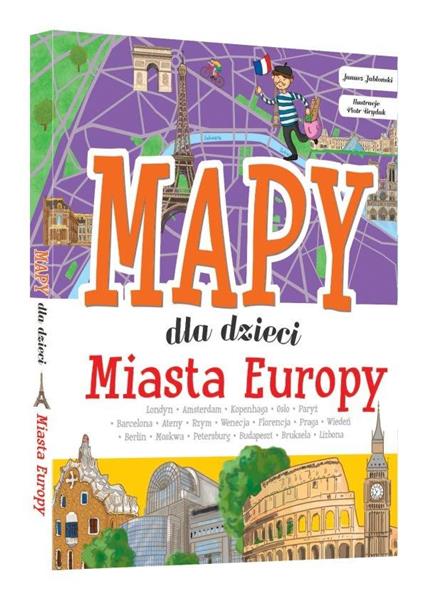 MIASTA EUROPY. MAPY DLA DZIECI
