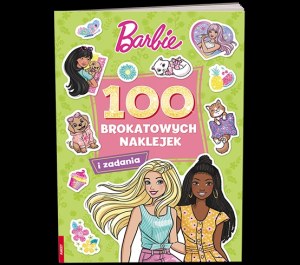 Barbie 100 brokatowych naklejek NB-1101