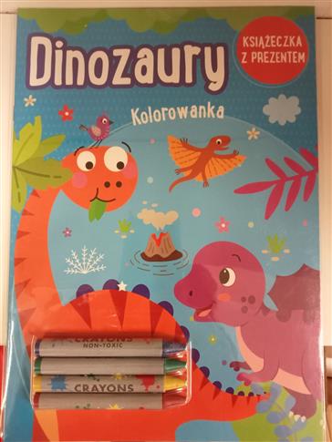 DINOZAURY KOLOROWANKA
