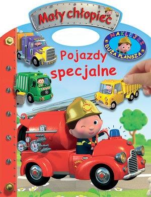 POJAZDY SPECJALNE. NAKLEJKI - DUŻA PLANSZA