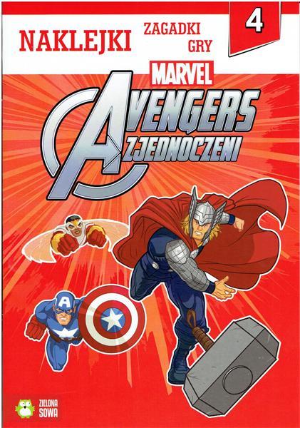 Avengers Zjednoczeni Cz. 4 - Naklejki, Zagadki, Gr