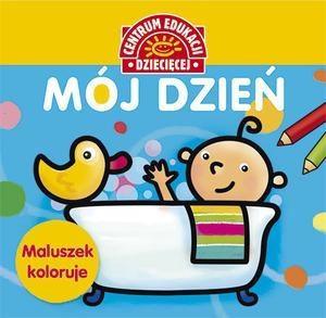 MALUSZEK KOLORUJE. MÓJ DZIEŃ. KSIĄŻKA Z NAKLEJKAMI