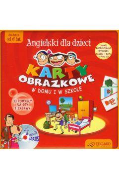 Angielski Karty obrazkowe W domu i w szkole