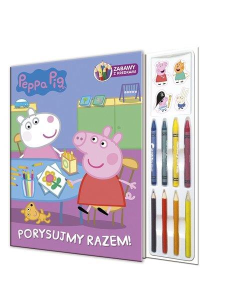 PEPPA PIG. ZABAWY Z KREDKAMI NR 1