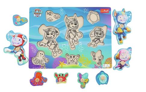 Trefl, Puzzle drewniane, Psi Patrol Nurkowanie, 8
