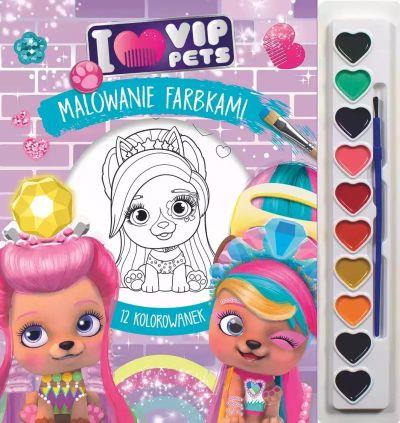 MALOWANIE FARBKAMI. I LOVE VIP PETS