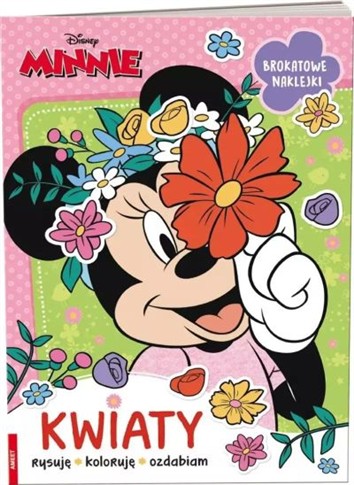 DISNEY MINNIE. KWIATY