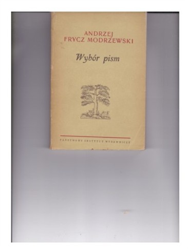 WYBÓR PISM ANDRZEJ FRYCZ MODRZEWSKI