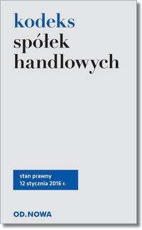 KODEKS SPÓŁEK HANDLOWYCH 02.2016