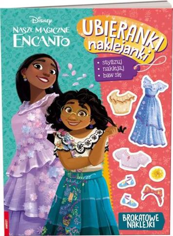 DISNEY ENCANTO. UBIERANKI, NAKLEJANKI
