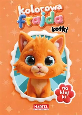 KOLOROWANKA A4 Z NAKLEJKAMIL KOLOROWA FRAJDA KOTKI