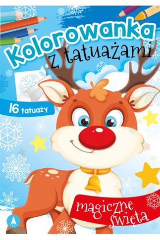 Kolorowanka z tatuażami. Magiczne święta