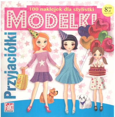 100 NAKLEJEK DLA STYLISTKI MODELKI PRZYJACIÓŁKI