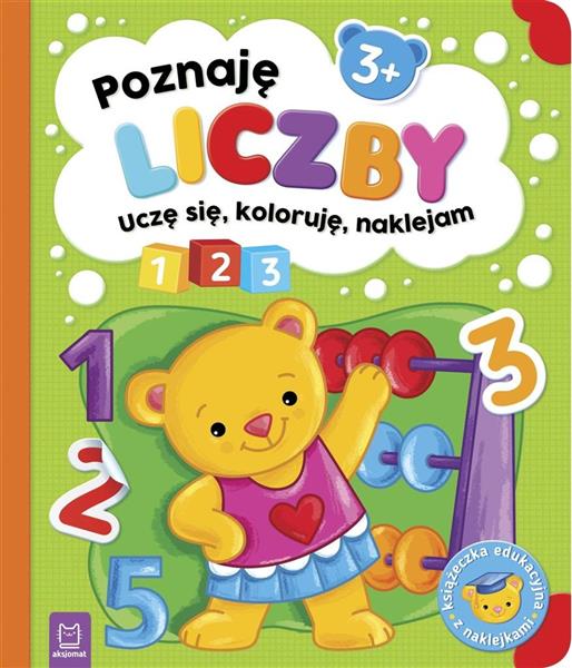 POZNAJĘ LICZBY. UCZĘ SIĘ, KOLORUJĘ, NAKLEJAM