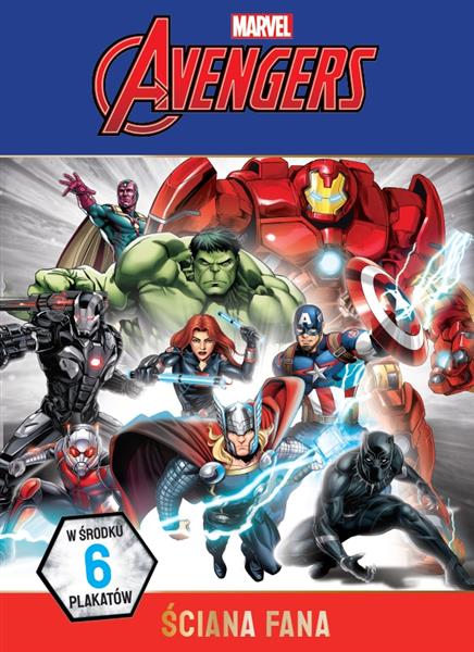 ŚCIANA FANA. PLAKATY I KOLOROWANKI. MARVEL AVENGER