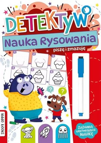PISZĘ I ZMAZUJĘ DETEKTYW NAUKA RYSOWANIA