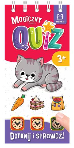 Magiczny quiz z kotkiem. Dotknij i sprawdź, od 3