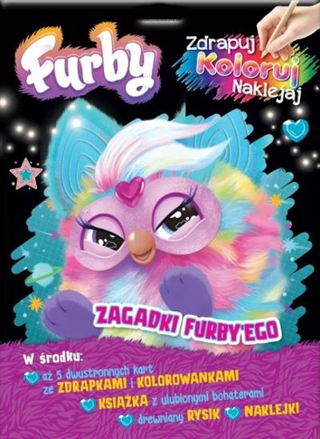 FURBY. FURBY. ZDRAPUJ, KOLORUJ, NAKLEJAJ. ZAGADKI
