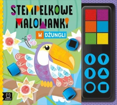 STEMPELKOWE MALOWANKI. W DŻUNGLI